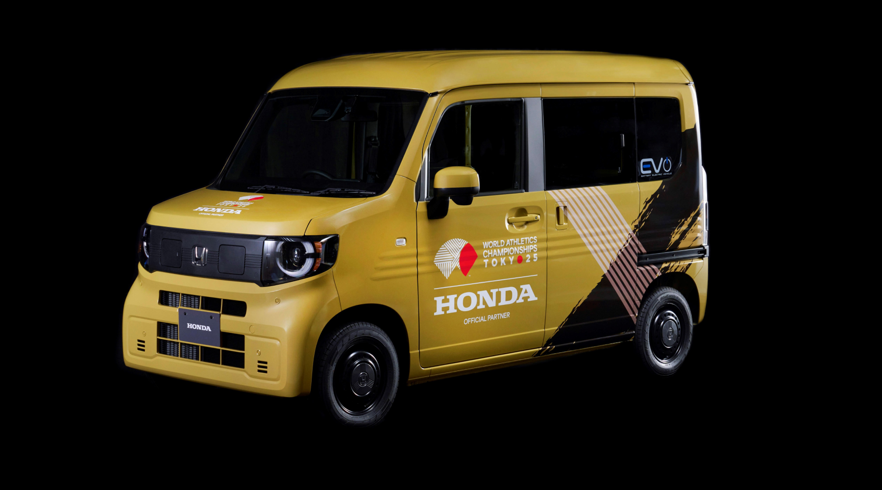 Gul honda mini-van